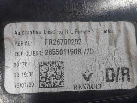 Foto 3ª: Piloto Trasero Derecho Renault Megane 1.5 BLUE DCI 115 K9A6) 116CV 85KW IV SPORT TOURER K9A/M/N_) [K9K872] (2020)