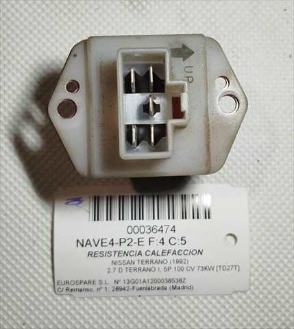 Foto 4ª: Calefacción Nissan Terrano 2.7 D TERRANO I, 5P 100 CV [TD27T] (1992)