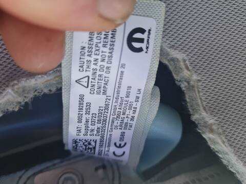 Airbag Cortina Delantero Izquierdo Fiat Tipo LIFE BERLINA 130CV 96KW