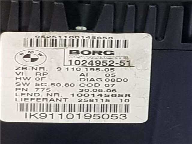 Foto 3ª: Cuadro de Instrumentos Bmw Serie 1 114 2.0 118D [2.0 LTR. - 90 KW 16V DIESEL CAT] [M47N 204 D4]