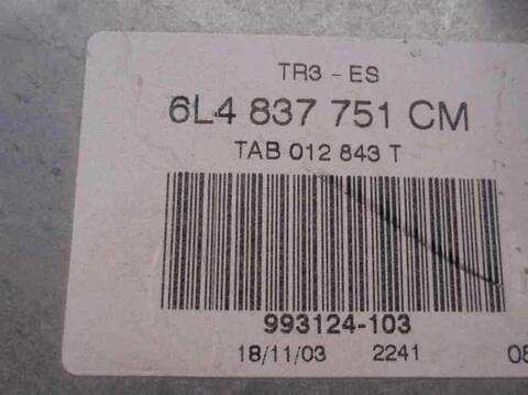 Foto 3ª: Elevalunas Eléctrico Delantero Izquierdo Seat Ibiza 1.4 16V 75CV 55KW (2002)