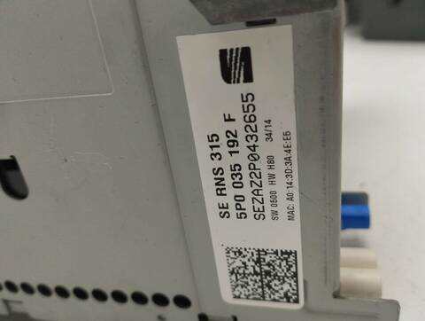 Foto 3ª: Sistema Audio Radio CD Seat Alhambra STYLE I-TECH 150CV 110KW [CTHA] (2015)