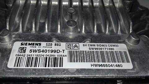 Foto 2ª: Centralita Motor ECU Citroen C5 2.0 HDI CAT RHR - DW10BTED4) BERLINA 136CV 100KW (2005)