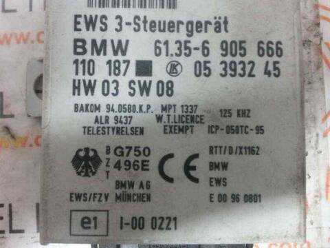 Foto 2ª: Centralita Inmovilizador Bmw Serie 3 315 BERLINA 170CV 125KW (1998)