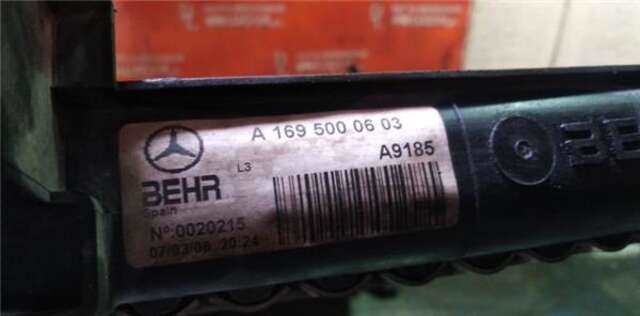 Foto 2ª: Radiador Motor Mercedes Clase A 140 2.0 A 160 CDI (169.006) [2.0 LTR. - 60 KW CDI CAT] [OM 640.942]