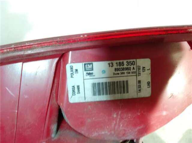 Foto 3ª: Piloto Trasero Izquierdo Opel Corsa 1.3 16V CDTI (75 CV) [Z13DTJ]