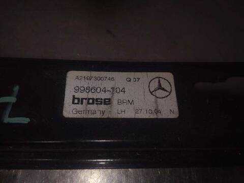 Elevalunas Manual Trasero Izquierdo Mercedes Clase C 160 350 219.356) 272CV 200KW