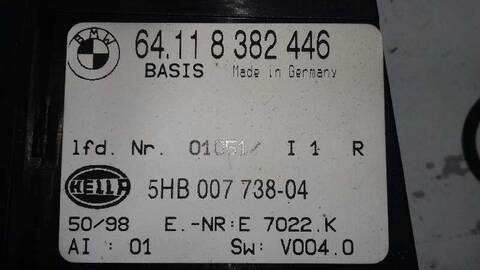 Foto 2ª: Mando Climatizador Bmw Serie 3 315 2.0 16V DIESEL CAT BERLINA 136CV 100KW [20-4D-1] (1999)