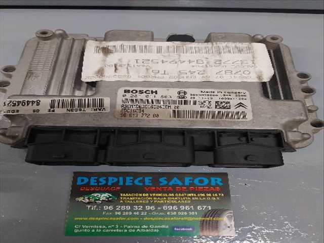 Centralita Motor ECU Peugeot 1007 1.6 HDI