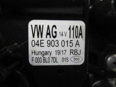 Foto 2ª: Alternador Seat Ibiza CHZ (2017)