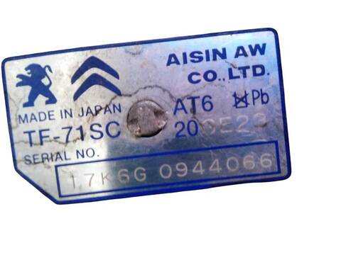 Foto 2ª: Caja Cambios Citroen C4 1.6 BLUEHDI 120 PICASSO (2013)