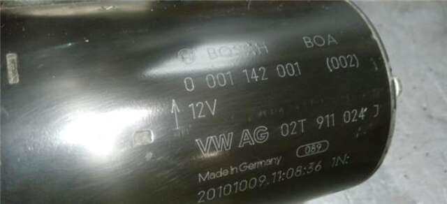 Motor de Arranque Audi A1 1.4 AMBITION [1.4 LTR. - 90 KW 16V TFSI]