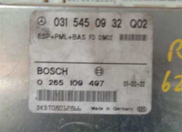 Foto 3ª: Centralita Abs Mercedes Clase S 220 4.0 400 CDI (220.028) [4.0 LTR. - 184 KW CDI 32V CAT] [OM 628.960]