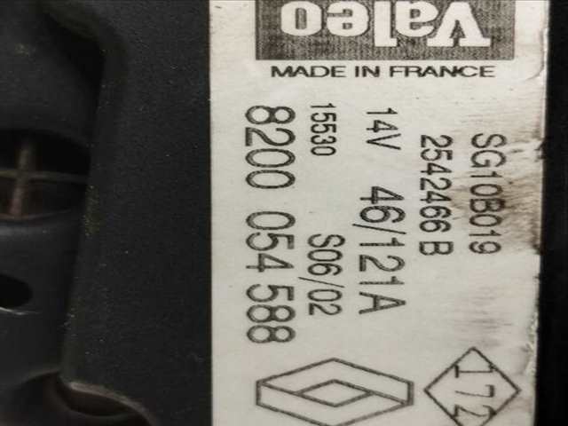 Foto 3ª: Alternador Renault Megane 1.6E EUROPA HATCHBACK BERLINA 64CV 47KW I BERLINA HATCHBACK BA0) [F8Q N6] (2000)