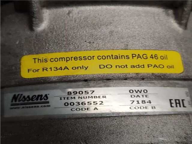 Foto 3ª: Compresor Aire Acondicionado Opel Vectra 1.6 I 16V [X 16 XEL]
