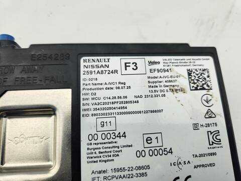 Foto 3ª: Centralita Motor ECU Dacia Sandero STEPWAY EXPRESSION 91CV 67KW [H4DF4] (2025)