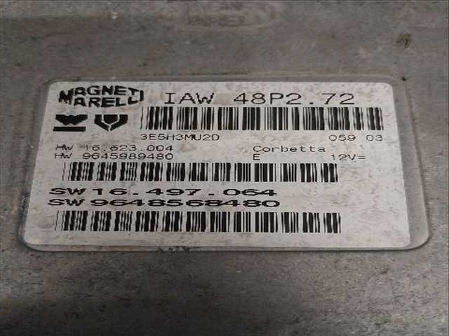 Foto 2ª: Centralita Motor ECU Citroen C3 1.1 G [G-HFX] (2003)