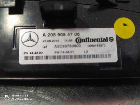 Foto 4ª: Mando Climatizador Mercedes Clase C 160 C 220 T CDI BLUETEC 205.204) 170CV 125KW FAMILIAR [651921] (2014)