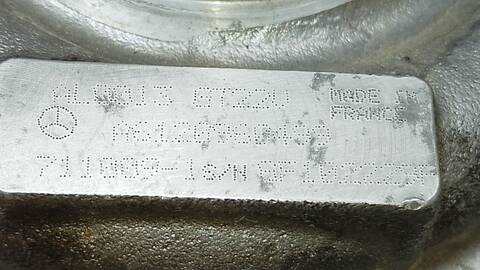 Foto 4ª: Turbocompresor Mercedes Clase C 160 270 CDI 209.316) COUPE 170CV 125KW (2002)