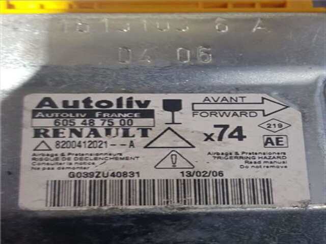 Foto 2ª: Centralita Airbag Renault Laguna 1.9 AUTHENTIQUE [1.9 LTR. - 96 KW DCI DIESEL FAP] [F9Q 17]