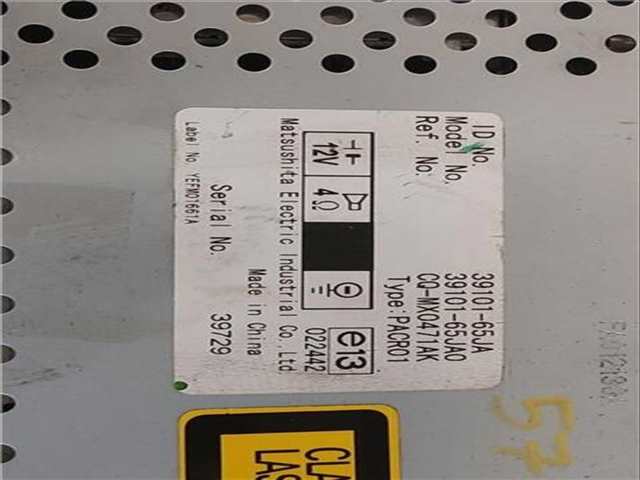 Foto 3ª: Sistema Audio Radio CD Suzuki Grand Vitara 1.9 DDIS 129CV 95KW [D/F9Q] (2006)