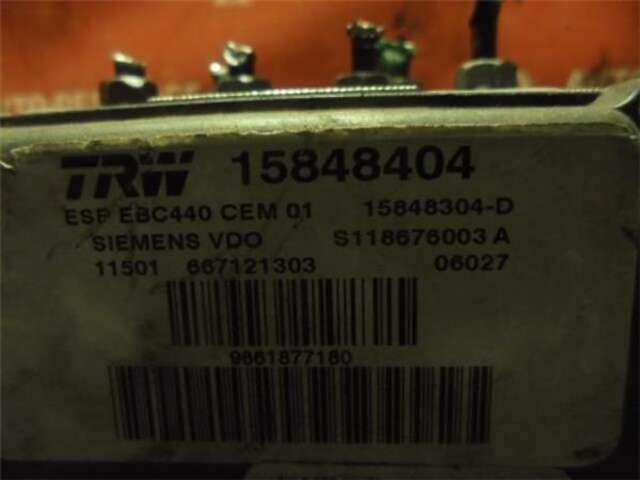 Foto 3ª: Abs Peugeot 407 2.7 BÁSICO [2.7 LTR. - 150 KW HDI FAP CAT (UHZ - DT17TED4)] [UHZ (DT17TED4)]