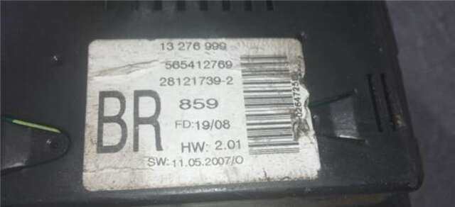Pantalla Multifuncion Opel Zafira 1.9 COSMO [1.9 LTR. - 110 KW 16V CDTI CAT (Z 19 DTH - LRD)]