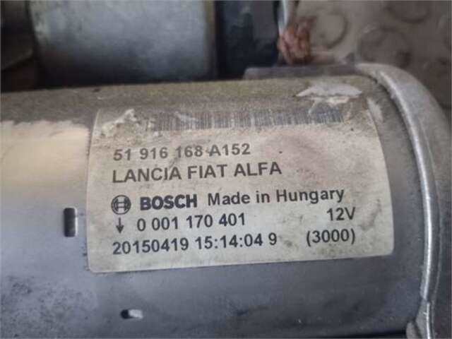 Foto 2ª: Motor de Arranque Fiat Punto 1.2 DYNAMIC [1.2 LTR. - 51 KW CAT] [169 A4.000]