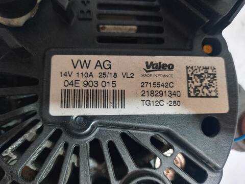 Foto 2ª: Alternador Seat Ibiza ERENCE 95CV [DLAC] (2017)