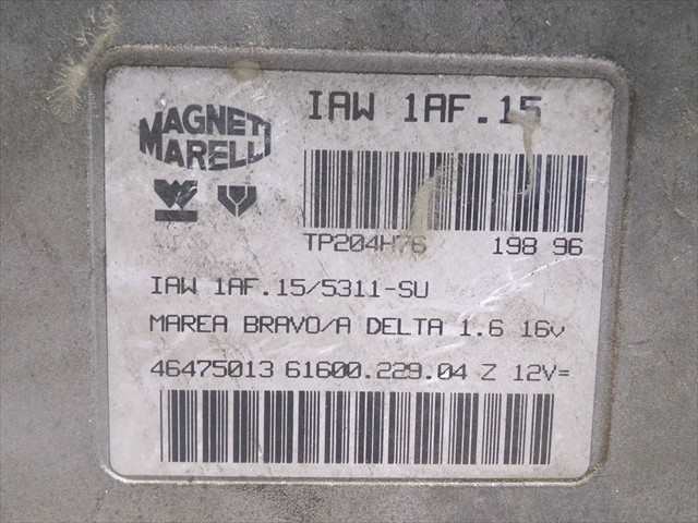 Foto 4ª: Centralita Motor ECU Fiat Brava 1.6 G 1995-2001 [182A4000] (2001)