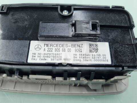 Foto 3ª: Botonera Elevalunas Mercedes Clase C 160 C 220 CDI BLUETEC 205.004) 170CV 125KW [651921] (2016)