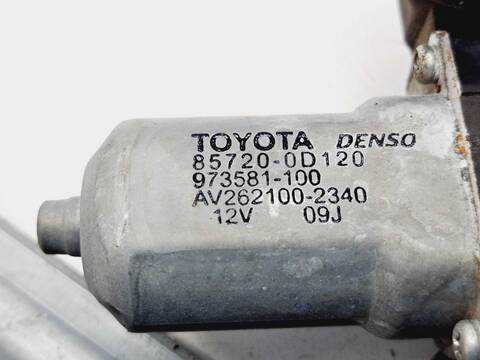 Foto 3ª: Elevalunas Manual Trasero Derecho Toyota Auris 1.6 16V CAT 124CV 91KW [1ZR] (2008)