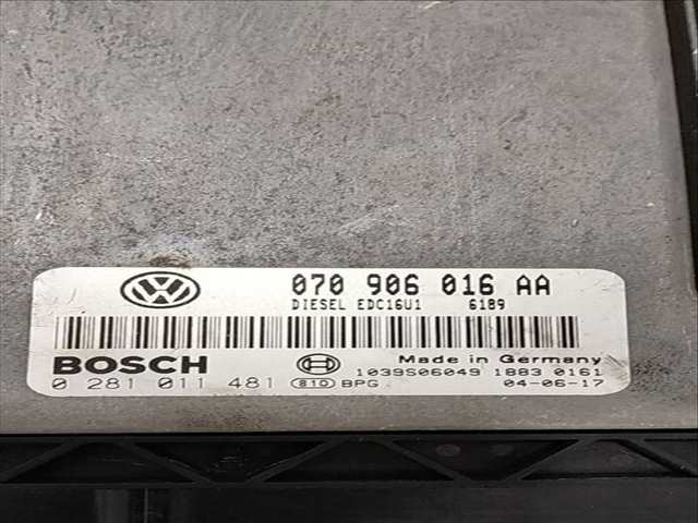 Foto 2ª: Centralita Motor ECU Volkswagen Touareg 5.0 V10 TDI 313CV [AYH] (2002)