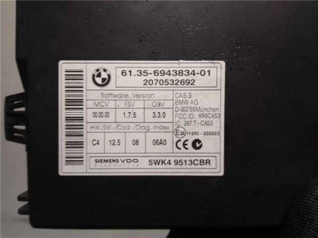 Foto 3ª: Centralita Motor ECU Bmw Serie 3 315 3.0 330D [3.0 LTR. - 170 KW TURBODIESEL CAT] [306 D3]