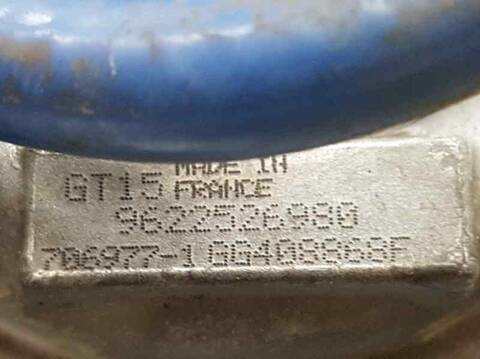 Foto 3ª: Turbocompresor Peugeot 206 XS BERLINA 90CV 66KW [RHY] (2003)