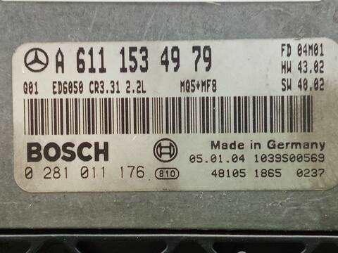 Foto 2ª: Centralita Motor ECU Mercedes Vito 108 D 2.3 638.064 638.068) 79CV 58KW FURGONETA [OM 601.942]