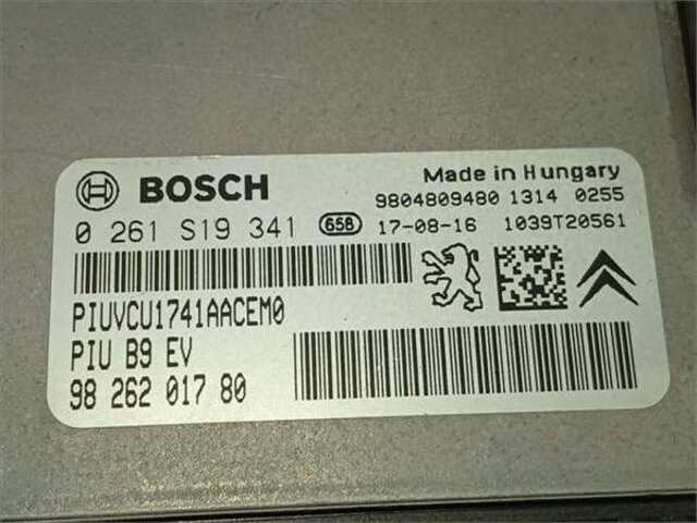 Centralita Motor ECU Peugeot Partner ELÉCTRICO BASICO ELECTRICO L1 [ELÉCTRICO 100 KW (CONT. 57 KW)]