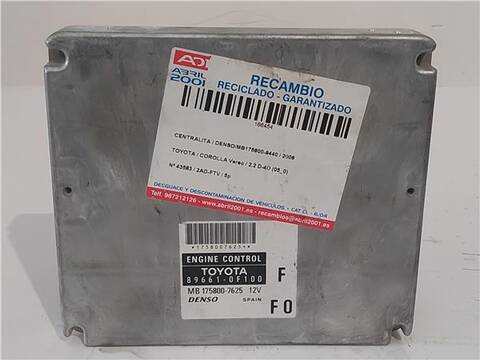 Foto 2ª: Centralita Motor ECU Toyota Corolla 2.2 D-4D 136CV 100KW [2AD-FTV] (2006)