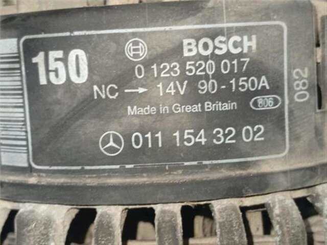 Foto 2ª: Alternador Mercedes Clase S 220 3.2 320 (220.065) [3.2 LTR. - 165 KW V6 18V CAT]