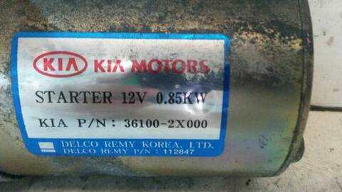 Foto 2ª: Motor de Arranque Kia Rio 1.5 CAT 97CV 71KW [A5D] (2005)
