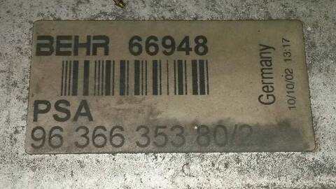 Foto 2ª: Intercooler Peugeot 307 XR 109CV 79KW [RHS] (2002)