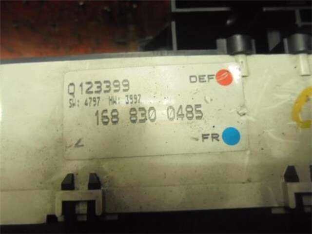 Foto 3ª: Mando Climatizador Mercedes Clase A 140 1.6 140 (168.031) [1.6 LTR. - 60 KW CAT] [M 166.960]