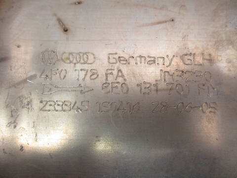 Foto 2ª: Catalizador Audi A4 BLB BERLINA (2007)