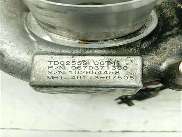 Foto 3ª: Turbocompresor Citroen Berlingo XTR 90CV 66KW [9HXDV6ATED4] (2010)