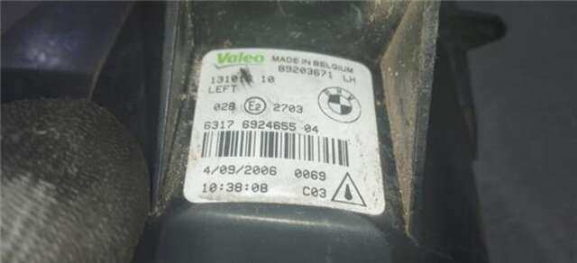 Faro Antiniebla Delantero Izquierdo Bmw Serie 1 114 2.0 120D [2.0 LTR. - 120 KW 16V DIESEL]