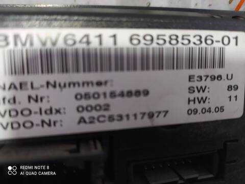 Foto 2ª: Mando Climatizador Bmw Serie 3 315 320 I BERLINA 150CV 110KW [N46B20] (2005)