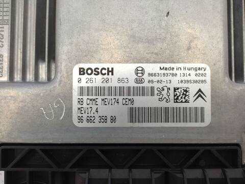 Foto 3ª: Centralita Motor ECU Peugeot 308 1.6 16V 120CV 88KW [5FW] (2009)