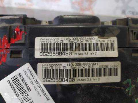 Foto 2ª: Cuadro de Instrumentos Peugeot 607 PACK 133CV 98KW [4HXDW12TED4FAP] (2002)