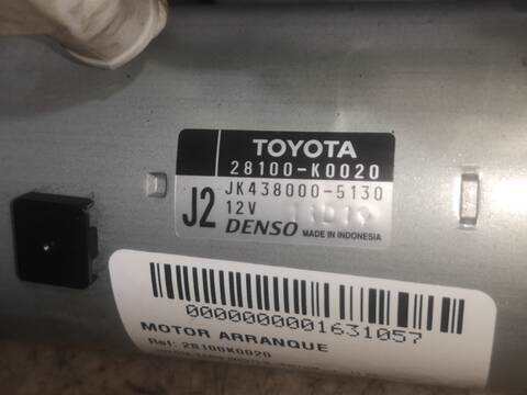 Motor de Arranque Toyota Yaris M15A
