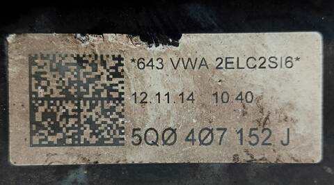 Foto 2ª: Brazo Suspension Delantero Derecho Volkswagen Golf 1.6 16V TDI DPF 110CV (2013)